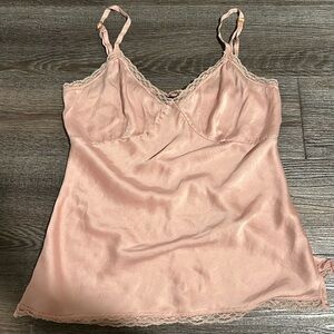 Light pink silk top